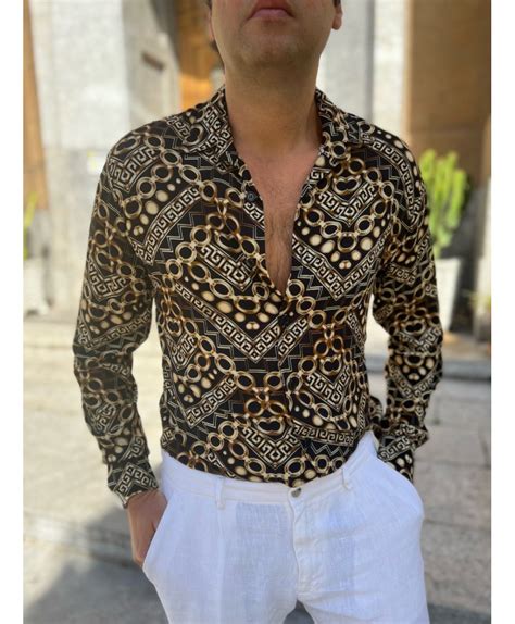 camicia uomo tipo versace|Camicie Uomo .